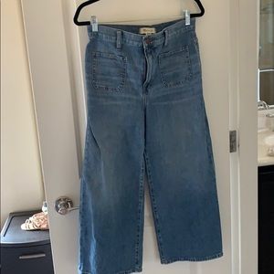 Madewell wide leg crop